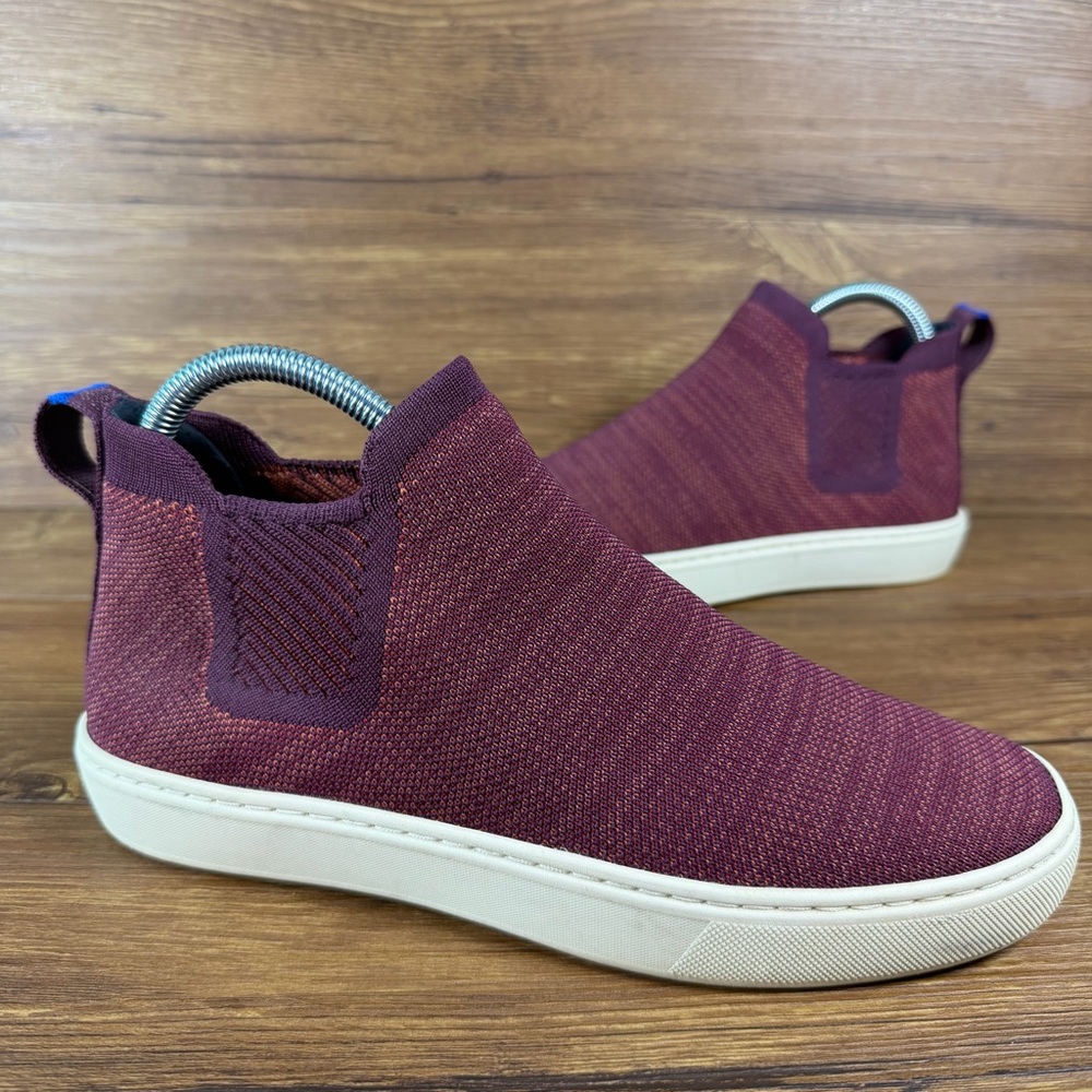 ROTHY’S The Chelsea Plum Melange Sneakers Women’s Size 7.5 Slip-On Shoes